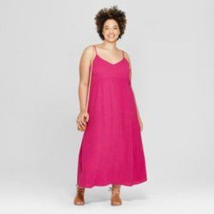 Plus Size Universal Threads (target) Sizes 1X or 3X Beach pink maxi dress